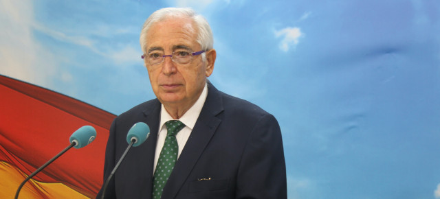 Juan José Imbroda, presidente del PP de Melilla y senador. 