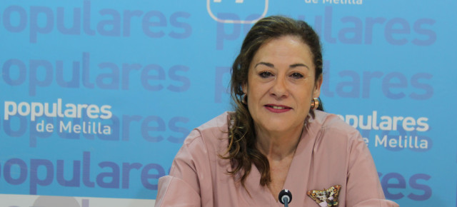 Cristina Rivas, secretaria de Comunicación del PP de Melilla. 