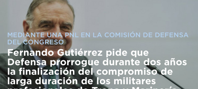 Fernando Gutiérrez, Diputado Nacional del PP por Melilla y Portavoz de Defensa del Grupo Popular en el Congreso. 