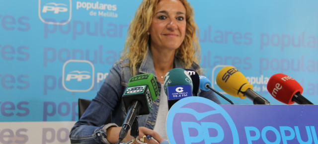 Esther Donoso, secretaria de Comunicación del PP de Melilla. 