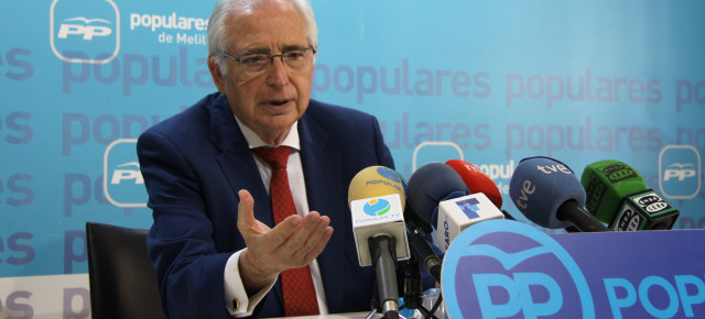 Juan José Imbroda, presidente regional del PP de Melilla.
