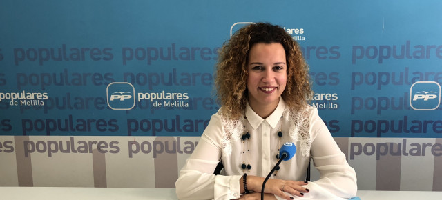 Isabel Moreno, secretaria de NNGG de Melilla y viceconsejera de Mujer y Juventud. 