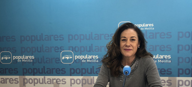 Cristina Rivas, secretaria de Comunicación del PP de Melilla. 