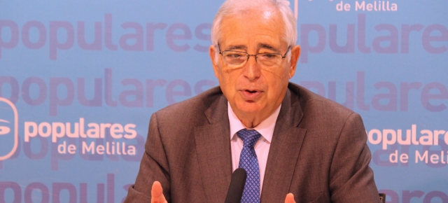 Juan José Imbroda, Presidente Regional del PP de Melilla. 