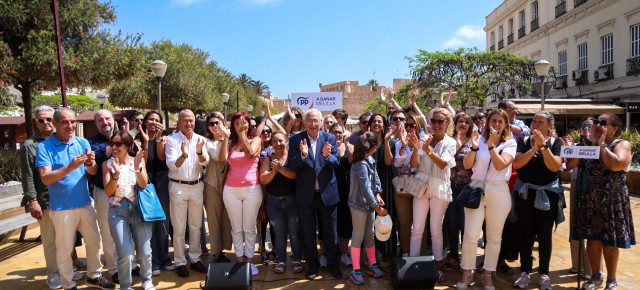 Hoy en la Plaza de las Culturas. 