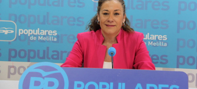 Cristiana Rivas, secretaria de Comunicación del PP de Melilla. 