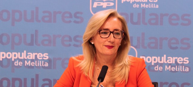 Mª del Carmen Dueñas, Diputada y Secretaria Regional del PP de Melilla. 