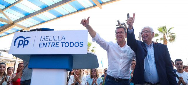 Juan José Imbroda, presidente regional del PP de Melilla y candidato a la presidencia de la Ciudad Autónoma. 