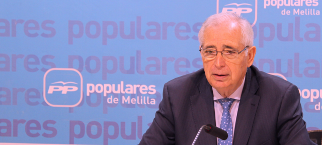 Juan José Imbroda, Presidente Regional del PP de Melilla. 