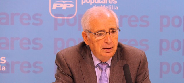 Juan José Imbroda, Presidente Regional del PP de Melilla. 