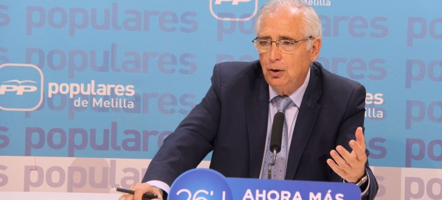 Juan José Imbroda. Presidente Regional del PP de Melilla y candidato al Senado