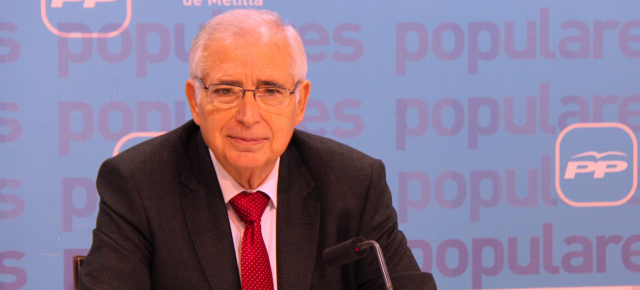 Juan José Imbroda, Presidente Regional del PP de Melilla. 