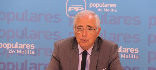 Juan José Imbroda. Presidente Regional del PP de Melilla