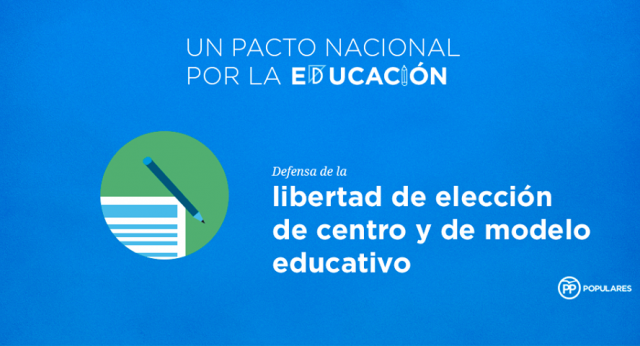 Defensa de la Libertad de elección de centro y de modelo educativo.