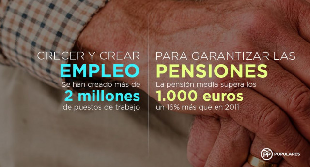 La garantía de las pensiones es fundamental y la mejor manera de mantenerla es la creación de empleo