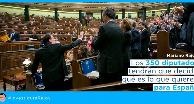 Los 350 diputados tendrán que decidir que es lo que quieren para España. 